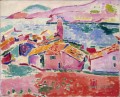 Vue collioure 1906 fauvisme abstrait Henri Matisse scènes urbaines
